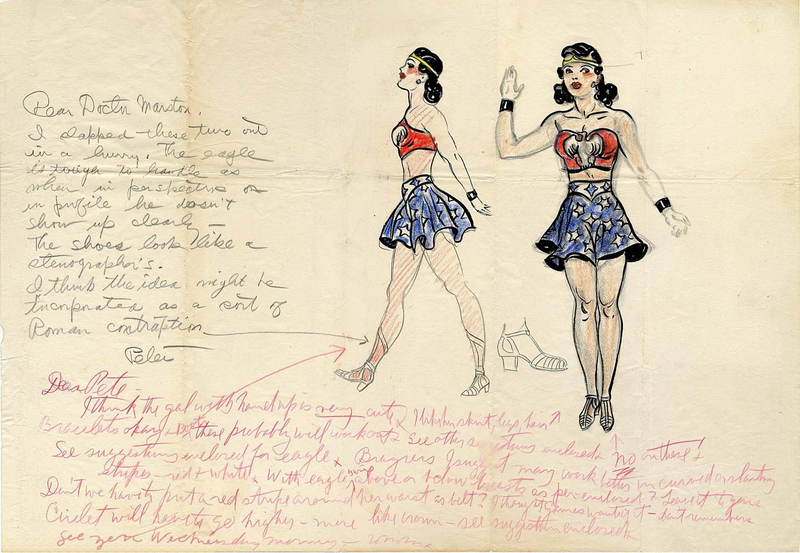 Illustration for article titled The First Ever Sketch Of Wonder Woman Is Going On Sale (UPDATED)